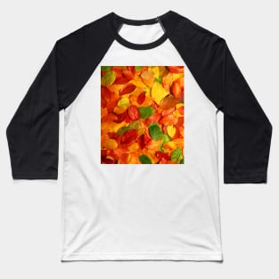 Golden Autumn Leaves Baseball T-Shirt
